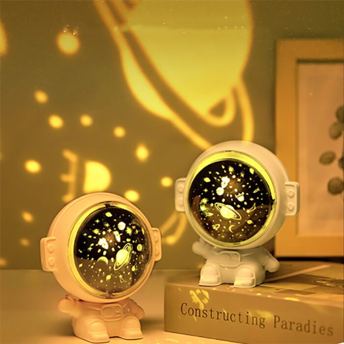 Galaxy Star Projector Starry Sky Night Light Astronaut Lamp Room Decr Gift Child Kids Baby Christmas Spaceman Projection - Image 1