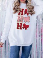 Women Print Hooded Sweatshirt Christmas Shirts For Women Christmas Tree Sequin 2024 Autumn New Style Fashion Sweatshirts - Image 5