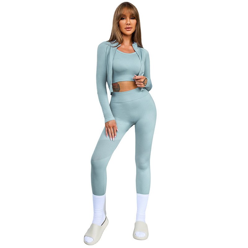 0244985b-7b7a-4c27-a20d-dfd188eec058.jpg New Solid Color Sleeveless Sports Suit Women - Image 7