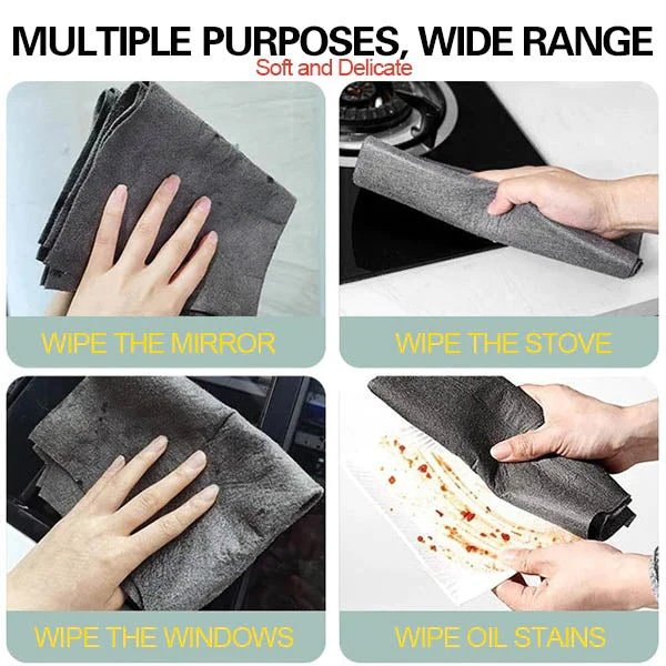 02946c22-8dac-4658-9a27-e60c71f1026a.jpg Thickened Magic Cleaning Cloth Microfiber Surface Instant Polishing Household Cleaning Cloth For Glass Windows Mirrors Car Kitchen Gadgets - Image 2