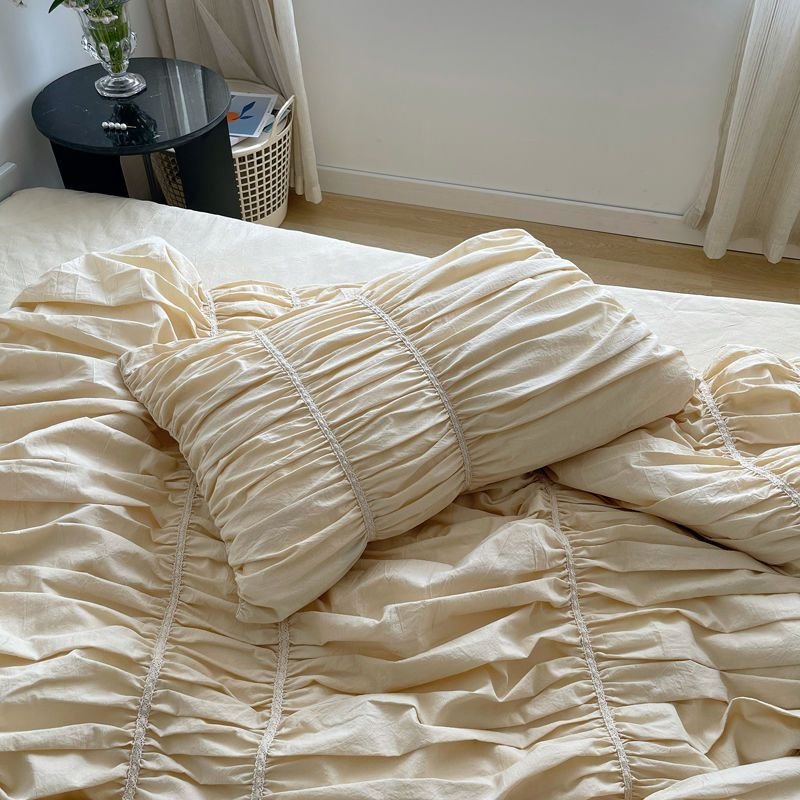 037b0e13-f608-42f6-8215-248674a45a10.jpg Handmade Bubble Pleated Cotton Four-piece Cotton Set - Image 6