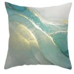Artist Residence Office Ink Pattern Abstract Decorative Pillow Cover - Image 2