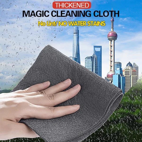 056e7dc1-f229-43c7-9aff-8ea48cdeead7.jpg Thickened Magic Cleaning Cloth Microfiber Surface Instant Polishing Household Cleaning Cloth For Glass Windows Mirrors Car Kitchen Gadgets - Image 1