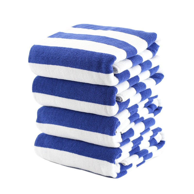 0722e1ca-c1df-4686-916e-116a08556253.jpg Cotton Yarn-dyed Jacquard Beach Bath Towel - Image 3