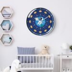 Early Education Cartoon Mute Children's Time Management Quartz Home Wall Mounted Clock - Image 4