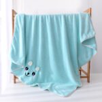 Coral Velvet Bath Towel Two-piece Towel Rabbit Ears Koala Bear Gift Box - Image 4