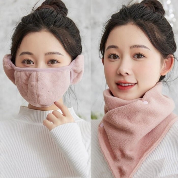 Thermal Mask Women's Thickened Cold Proof Earmuff Winter Keep Warm - Image 1