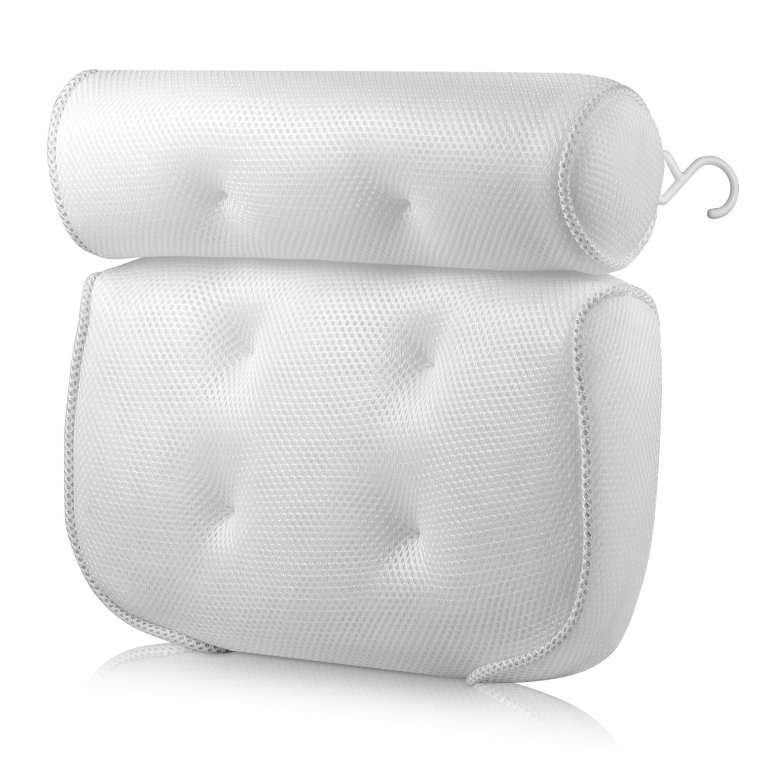 0f8548a4-81e9-4b87-a3bb-b96e61739130.jpg Bathroom Suction Cup Pillow Mesh Bath Pillow Pillow Bathtub Pillow Pillow - Image 1