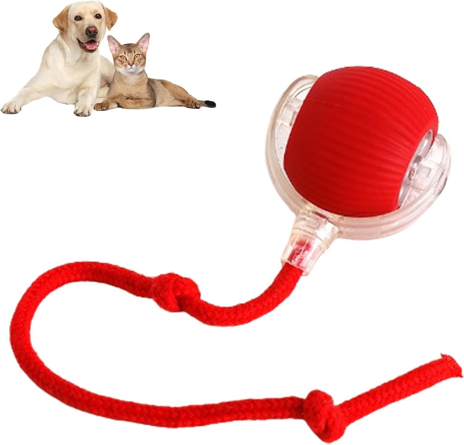 0ff6ff6a-97dc-4eb3-93a7-38094cfa61ec.jpg Rolling Ball Ball For Dogs Doggie Ball Interactive Dog Smart Ball Toy Interactive Cat Ball Toy 360  Smart Automatic Rolling Pet Ball - Image 1