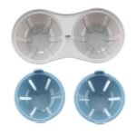1Pc Egg Poachers Perfectly Cooked Egg Boiler Cup Egg Skillet Kitchen Steamed Egg Set Double Cooking Tools Microwave Ovens - Image 2