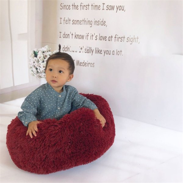 1021866498901.jpg Round Long Hairy Autumn And Winter Nest Pad Cat Mattress - Image 6