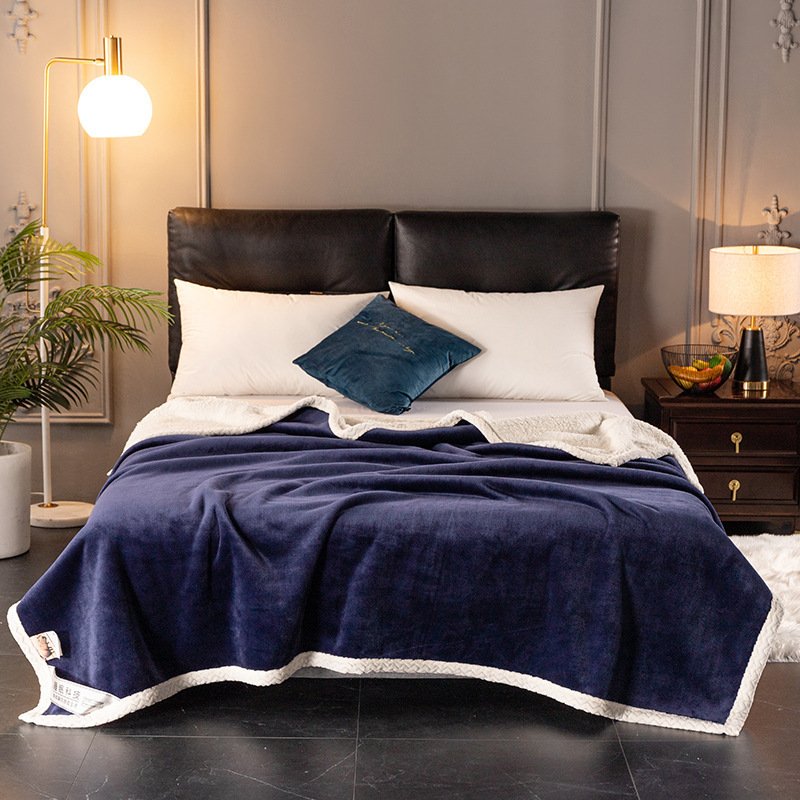 1025653360585.jpg Double fleece blanket fleece blanket thick fleece blanket - Image 1
