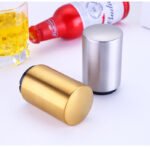 Portable Magnetic Automatic Beer Bottle Opener Bar Accessories Decor Stainless Steel Wine Can Openers with Brushed Metal - Image 9