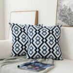 Classical embroidered home pillow without core - Image 8