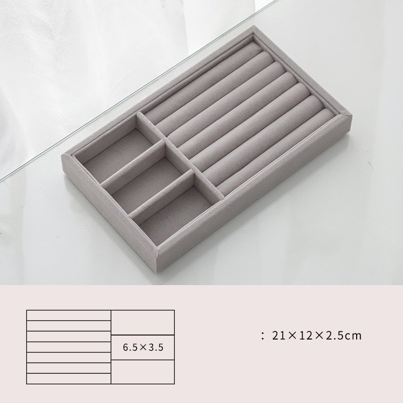 1220208786835.jpg Home Large Capacity Flannel Jewelry Box With Earrings Nails Hand Accessories - Image 7