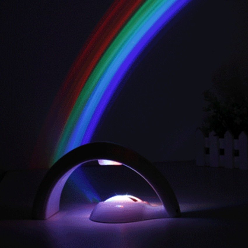 12354970538880.jpg Novelty LED Romantic Sky Rainbow Colorful Projection Night Light - Image 7