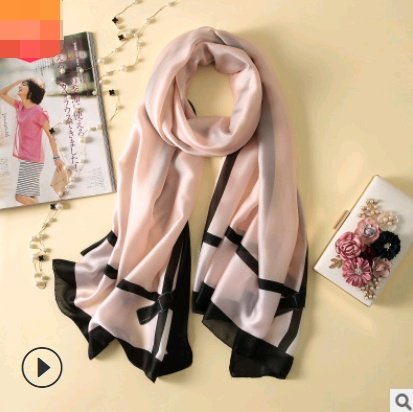 1346321381053.jpg Spring, summer and autumn, new flowers, elegant and high-end artificial silk scarf, female decorative shawl, sunscreen beach towel - Image 10