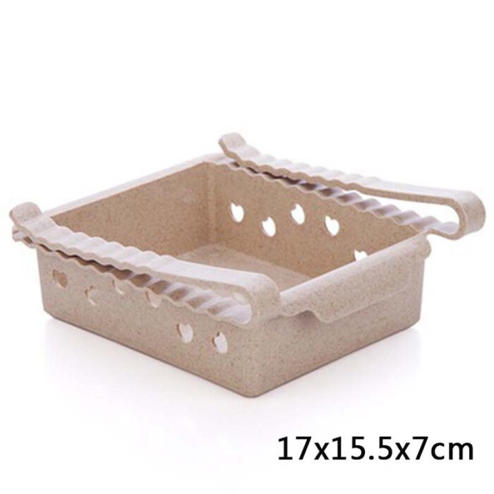 Hanging Plastic Refrigerator Clapboard Storage Rack Kitchen Supplies - Image 10