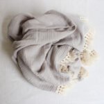 Baby Cotton Double Yarn Tassel Bath Towel - Image 3