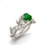 European and American fashion zircon jewelry Princess engagement ring - Image 8