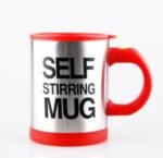 Automatic Stirring Glass Lazy Electric Mug Stainless Steel Electric Rotating Coffee Cup - Image 9