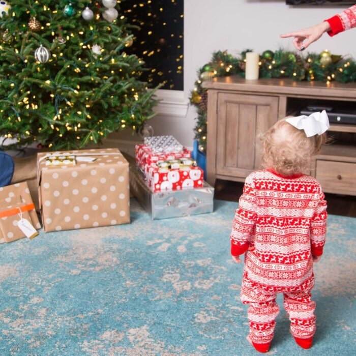 Christmas Parent-child Printed Loungewear Pajamas Set - Image 2