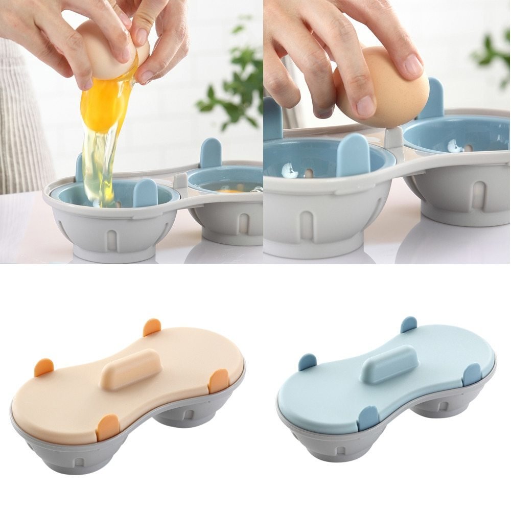 1465005506160.jpg 1Pc Egg Poachers Perfectly Cooked Egg Boiler Cup Egg Skillet Kitchen Steamed Egg Set Double Cooking Tools Microwave Ovens - Image 1