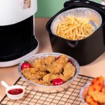 Non-stick Aluminum Foil Liners Air Fryer Disposable Paper Liner Oil-proof Steaming Basket Kitchen Tool BBQ Drip Pan Tray - Image 6