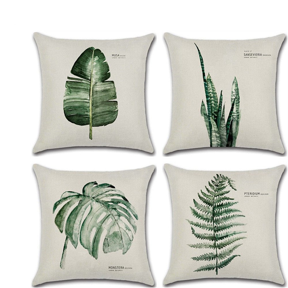 1512902512400.jpg Plain and elegant flax leaf pillow - Image 1