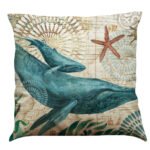Cushion Covers Sea Turtle Printed Throw Pillow Cases For Home Decor Sofa Chair Seat - Image 6
