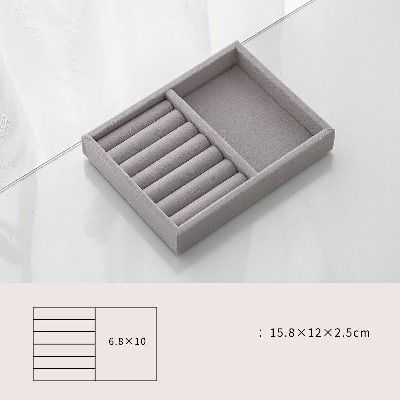 1539803691712.jpg Home Large Capacity Flannel Jewelry Box With Earrings Nails Hand Accessories - Image 3