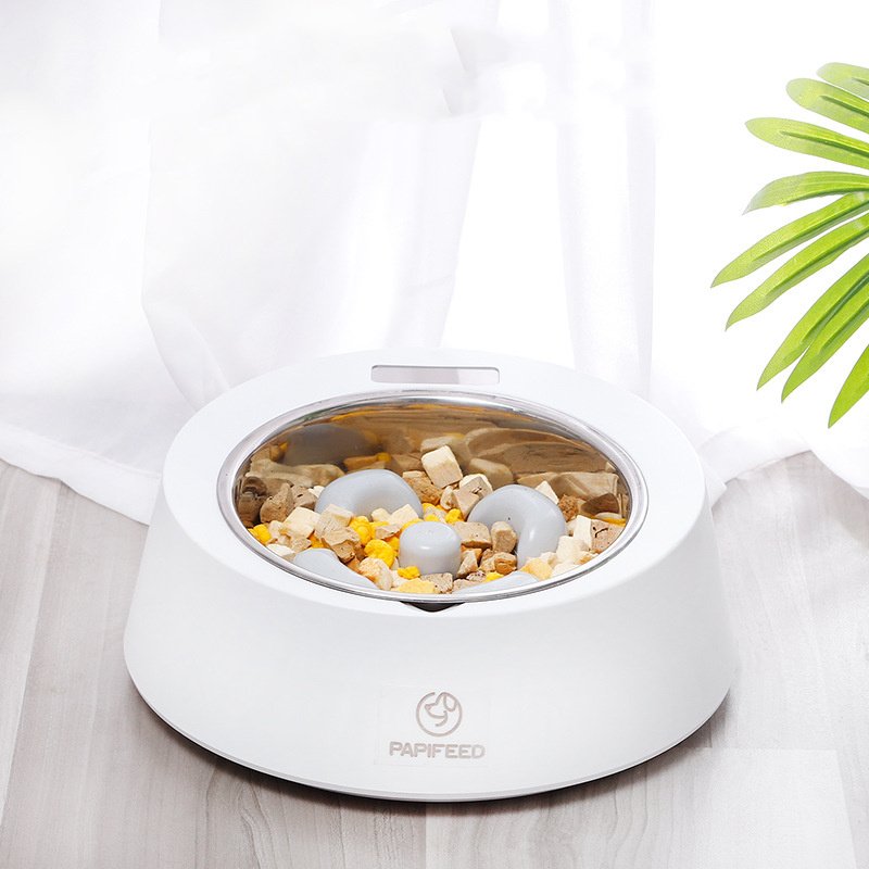 1554501019532.jpg Pet Dog Bowl Slow Feeder Dog Food Bowl Smart Weighing Dog Slow Feeder Cat Pet Feeder - Image 1