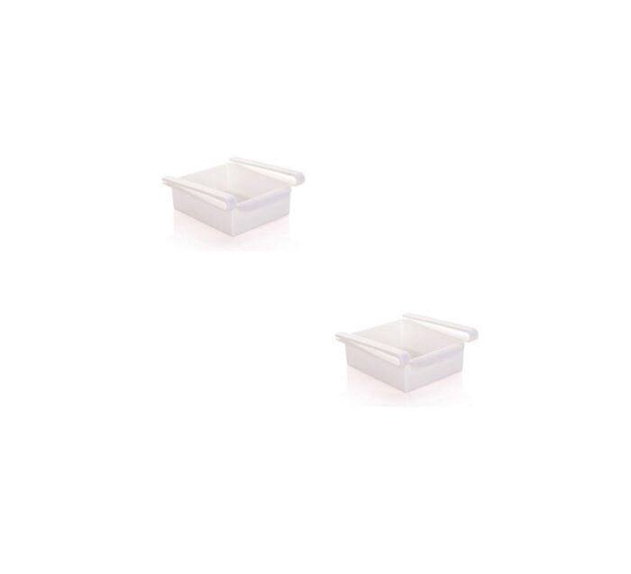 Hanging Plastic Refrigerator Clapboard Storage Rack Kitchen Supplies - Image 3