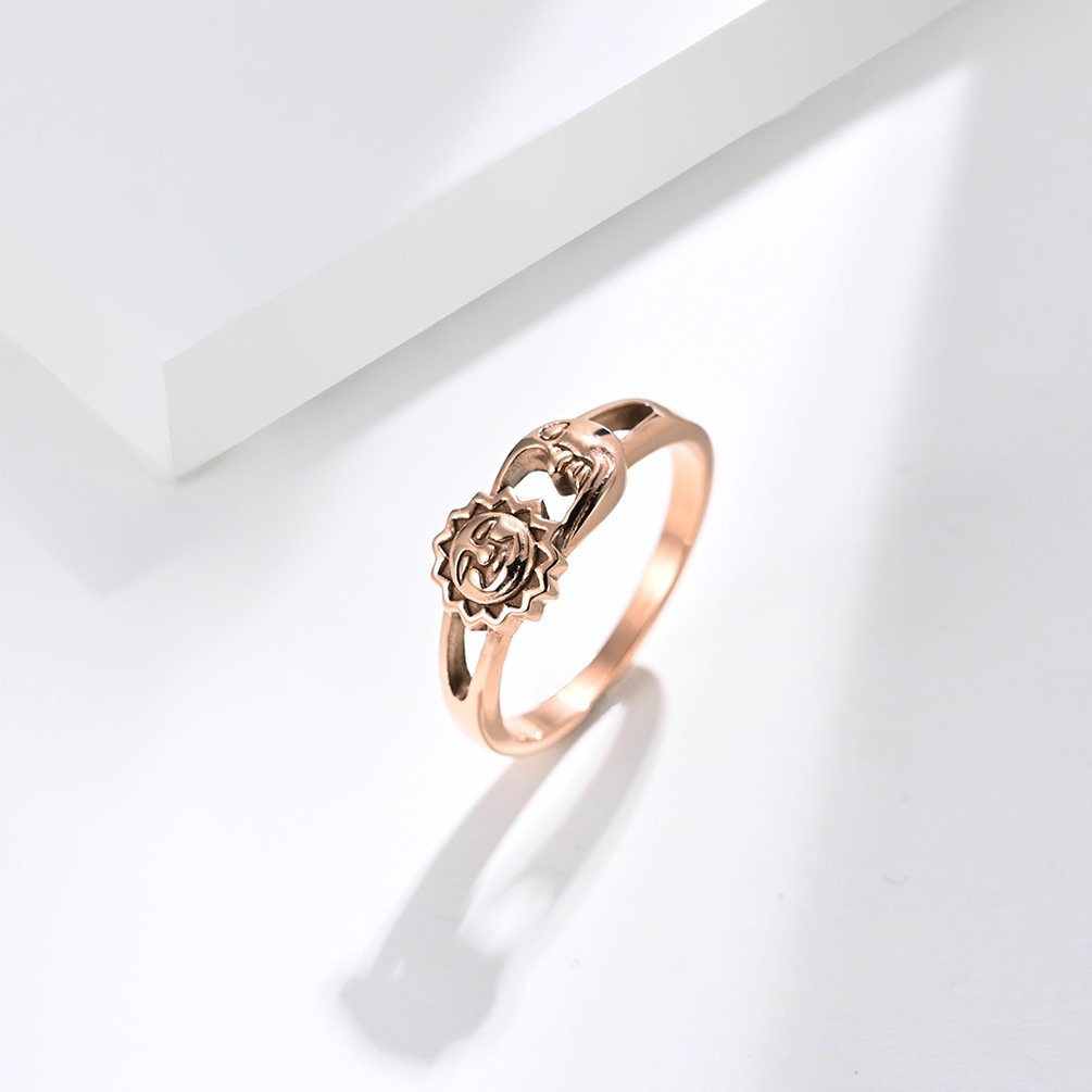 1618455221337.jpg Unisex Men Women Rings Moon Sun Design Stainless Steel Rose Gold Silver Color Large US size 5 6 7 8 9 10 11 12 - Image 3