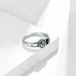 Unisex Men Women Rings Moon Sun Design Stainless Steel Rose Gold Silver Color Large US size 5 6 7 8 9 10 11 12 - Image 4