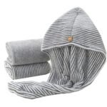 New Bamboo Charcoal Fiber Hair Towel - Image 3