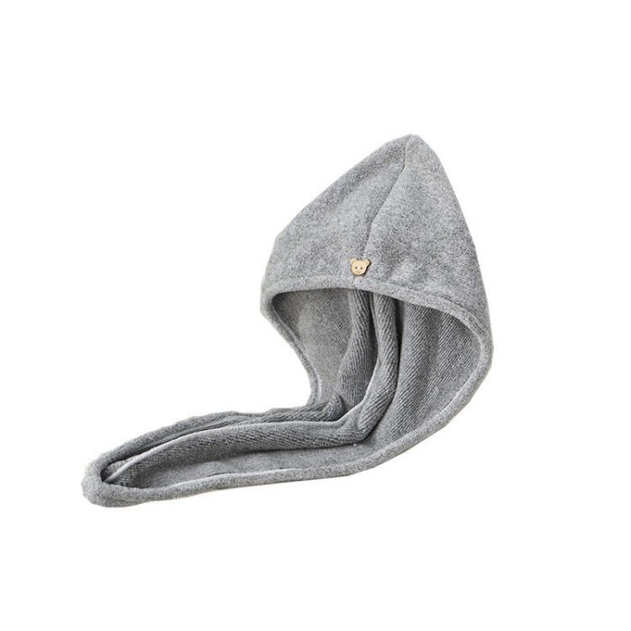 New Bamboo Charcoal Fiber Hair Towel - Image 1