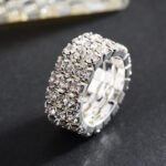 Exaggerated Claw Diamond Beaded Four-Piece Set Multilayer Necklace - Image 3