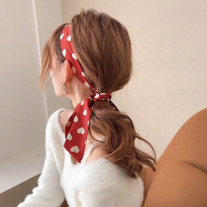Fashion Ladies Print Ribbon Headdress - Image 5