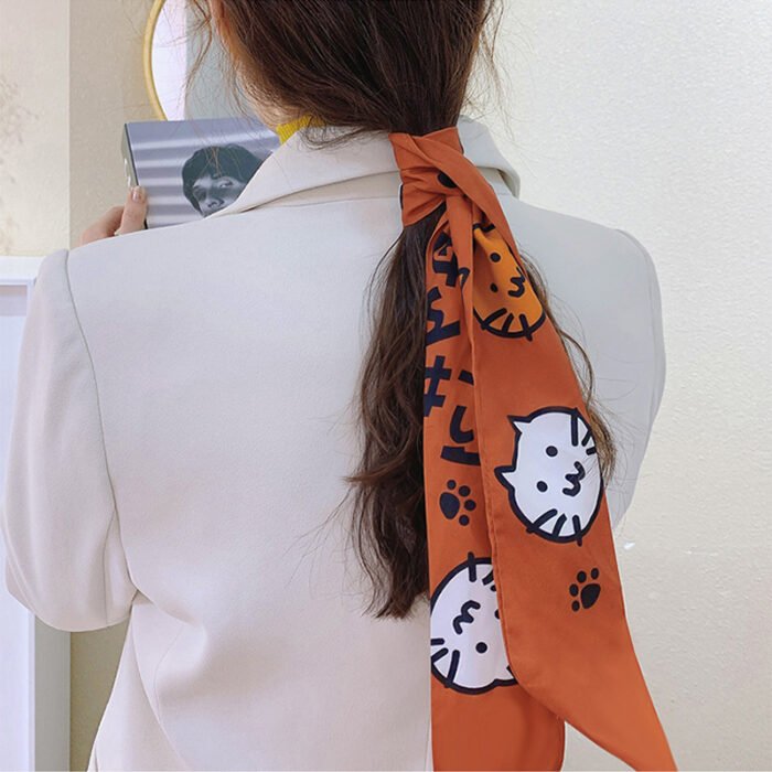 Fashion Ladies Print Ribbon Headdress - Image 4