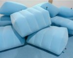 Inflatable Flocking Leg Cushion Portable Parallel Square Leg Cushion - Image 2