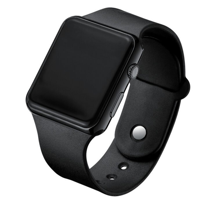 Square Electroplated LED Digital Watch - Image 2