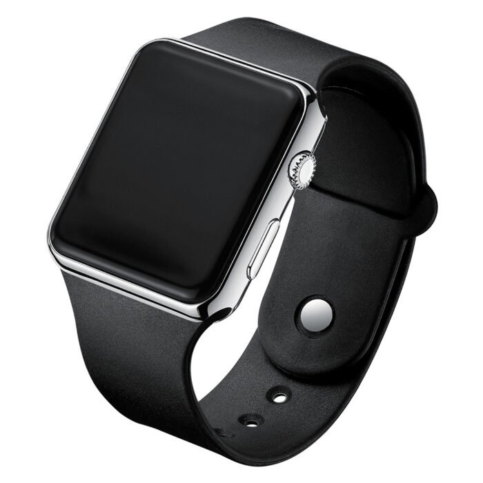 Square Electroplated LED Digital Watch - Image 10
