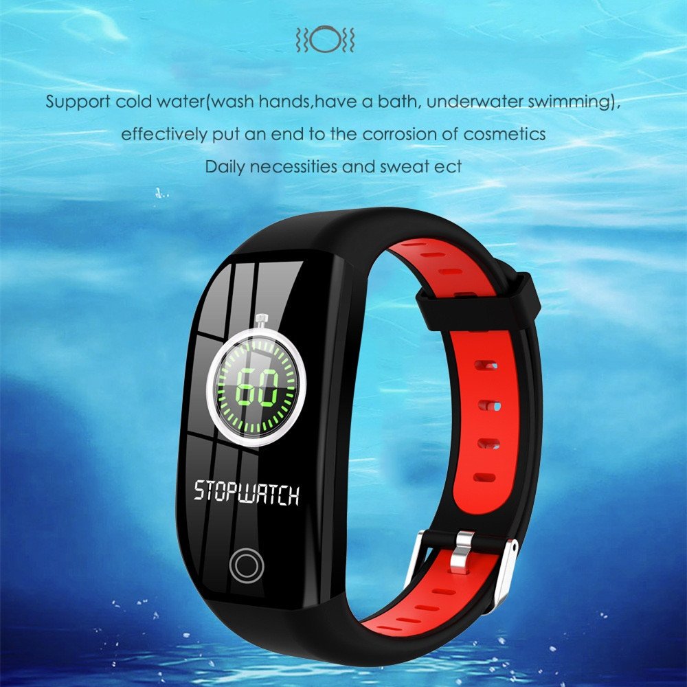 1636accc-974a-4e8a-a8ac-c08b751d7bde.jpg Color Screen F21 Smart Bracelet Monitor Sleep - Image 1