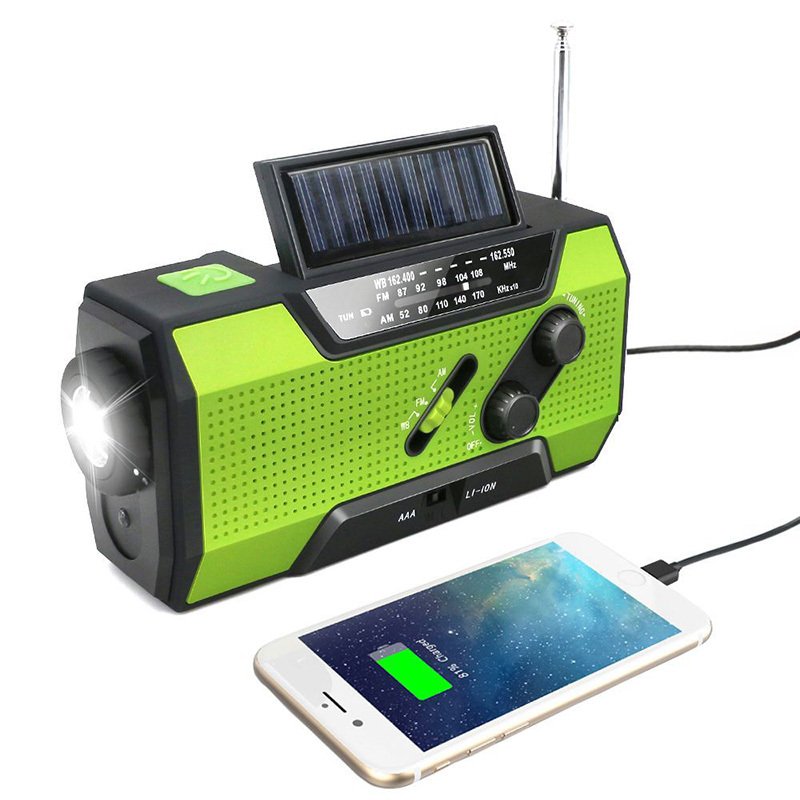 1670036872695.jpg Hand crank solar radio - Image 1