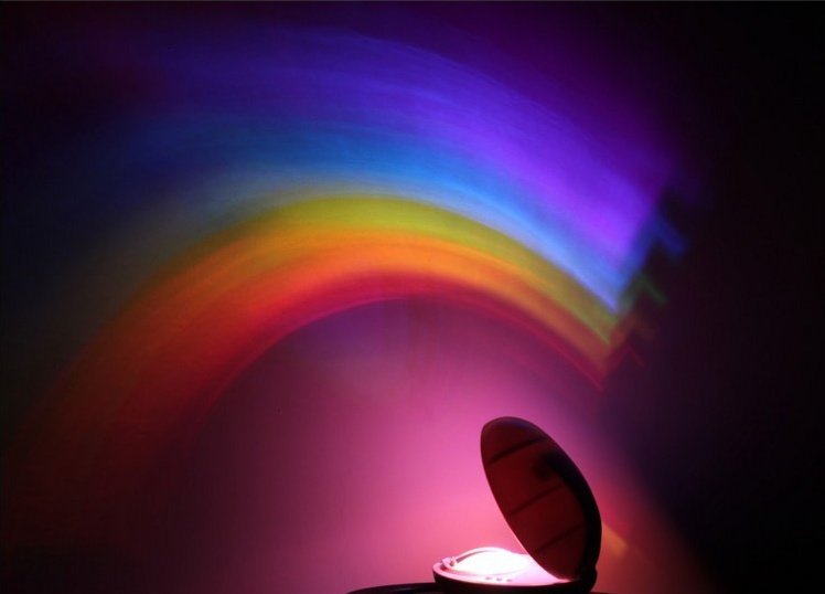1697562444163.jpg Novelty LED Romantic Sky Rainbow Colorful Projection Night Light - Image 5
