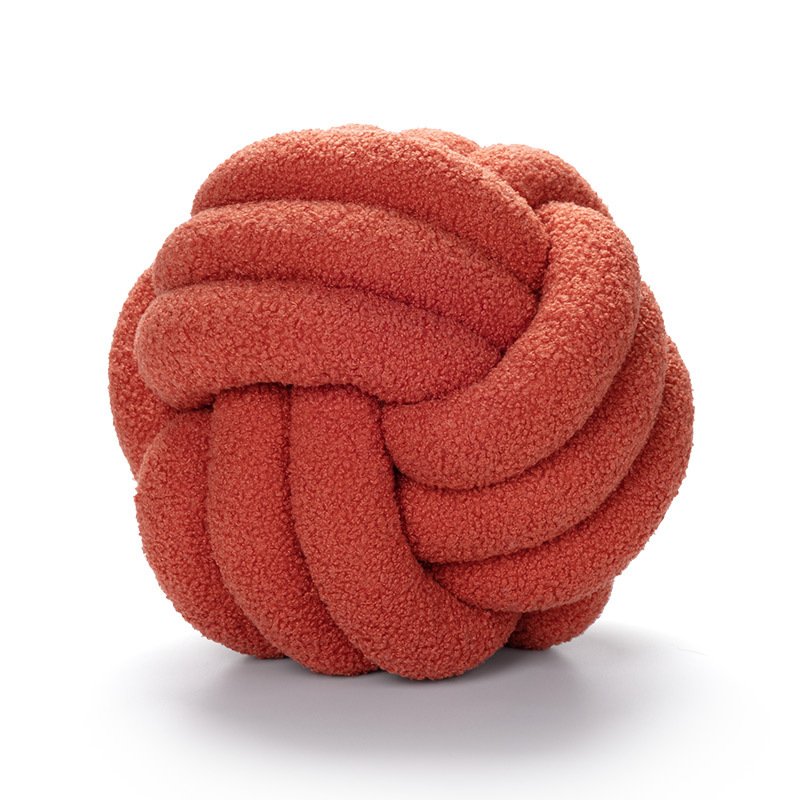 1700abc1-eb6d-41ad-b166-c840550d8698.jpg Sofa Living Room Spherical Lamb Wool Bedside Cushion - Image 9