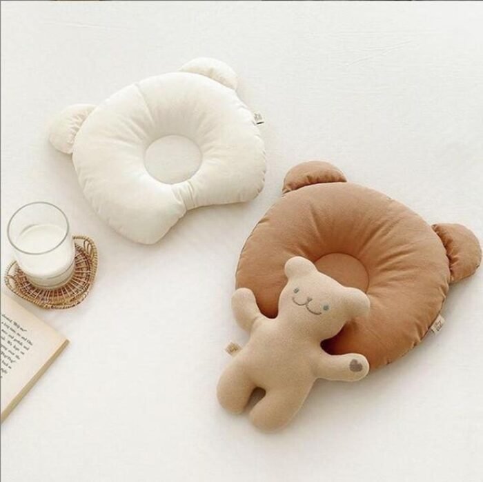 Baby Bear Ear Pillow Baby Correct Head Shape Breathable Headrest - Image 8