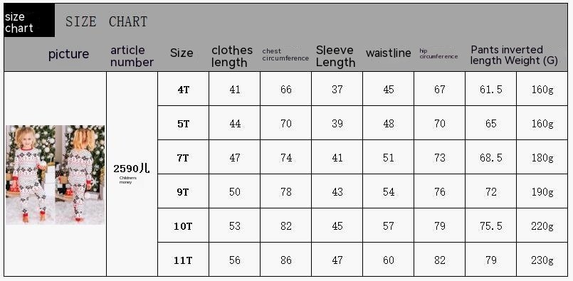 1720814812486832128.jpg Polyester Black And White Contrast Color Christmas New Parent-Child Women's Casual Suit - Image 8