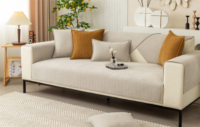 Non-slip All-inclusive Universal Cover Chenille Light Luxury High-end Cushion Cover Towel - Image 10